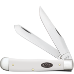 Smooth White Synthetic Trapper 63960 - Engravable
