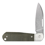 Case Highbanks Olive Drab Canvas Micarta Handle 42231 - Engravable