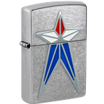 Zippo Red White Blue Star Emblem 48903