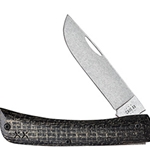 Case Crossroads XR Sod Buster Jr. Black Burlap Laminate with Day Glo Liner  66382 - Engravable