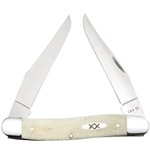 Smooth Natural Bone Muskrat 13317 - Engravable