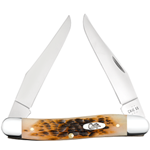 Case Amber Bone Muskrat 10798 - Engravable