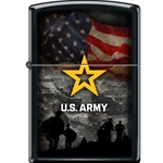 Zippo US Army Soldiers & Flag - 78217