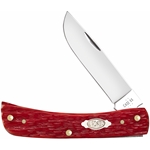 Case Dark Red Bone Sod Buster Jr CS 31945 - Engravable