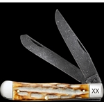 Burnt Natural Bone Deep Canyon Trapper Damascus 27230