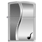 Zippo Pipe Lighter-Brushed Chrome 76515