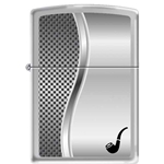 852875 Zippo Pipe Lighter-Brushed Chrome