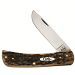 Amber Bone Handle Sod Buster Jr. 245 Engravable