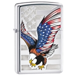 Zippo Eagle with Flag 28449