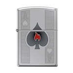 Zippo Ace of Spades-Flame 45059