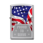 Zippo Proud To Serve