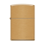 Zippo Pipe Lighter w/ Zippo Logo - Brushed Brass 17889