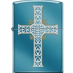 Zippo Sapphire Cross