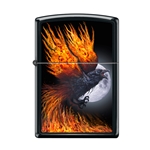 Zippo Flaming Raven