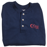 Case Long Sleve Henley T-Shirt-Navy Blue Small 52455