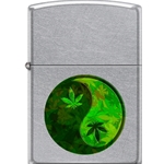 Zippo Ying Yang Pot Leaf Pipe Lighter 02567