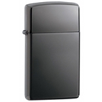 Zippo® Plain-Slim-Black Ice