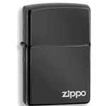 Zippo Ebony with Zippo Logo 24756ZL