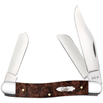 Brown Maple Burl Wood Stockman 64065 - Engravable