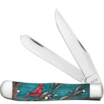 Natural Bone Cardinal Trapper 39159 - Engravable