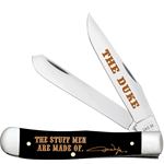 John Wayne Black Synthetic Handle Trapper 10715