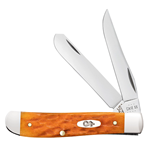 Persimmon Orange Bone Mini Trapper 26561 - Engravable