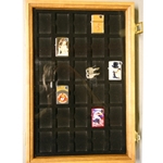 Oak Zippo Display Case